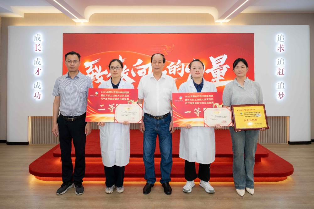 喜報(bào)！公司員工王瀟婷、曹小燕分獲市農(nóng)產(chǎn)品食品檢測(cè)員技能競(jìng)賽冠季軍！