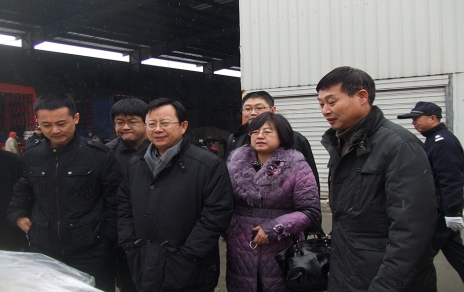 2011年1月,國家商務(wù)部市場建設(shè)司領(lǐng)導一行蒞臨市場視察指導
