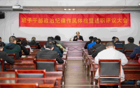 強化責(zé)任、提振精神，奮發(fā)進(jìn)取、邁出新步！ ---班子干部政治紀(jì)律作風(fēng)檢視暨述職評議情況